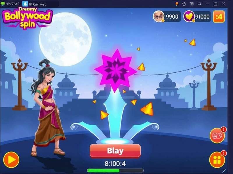 Dreamy Bollywood Spin Game Screenshot